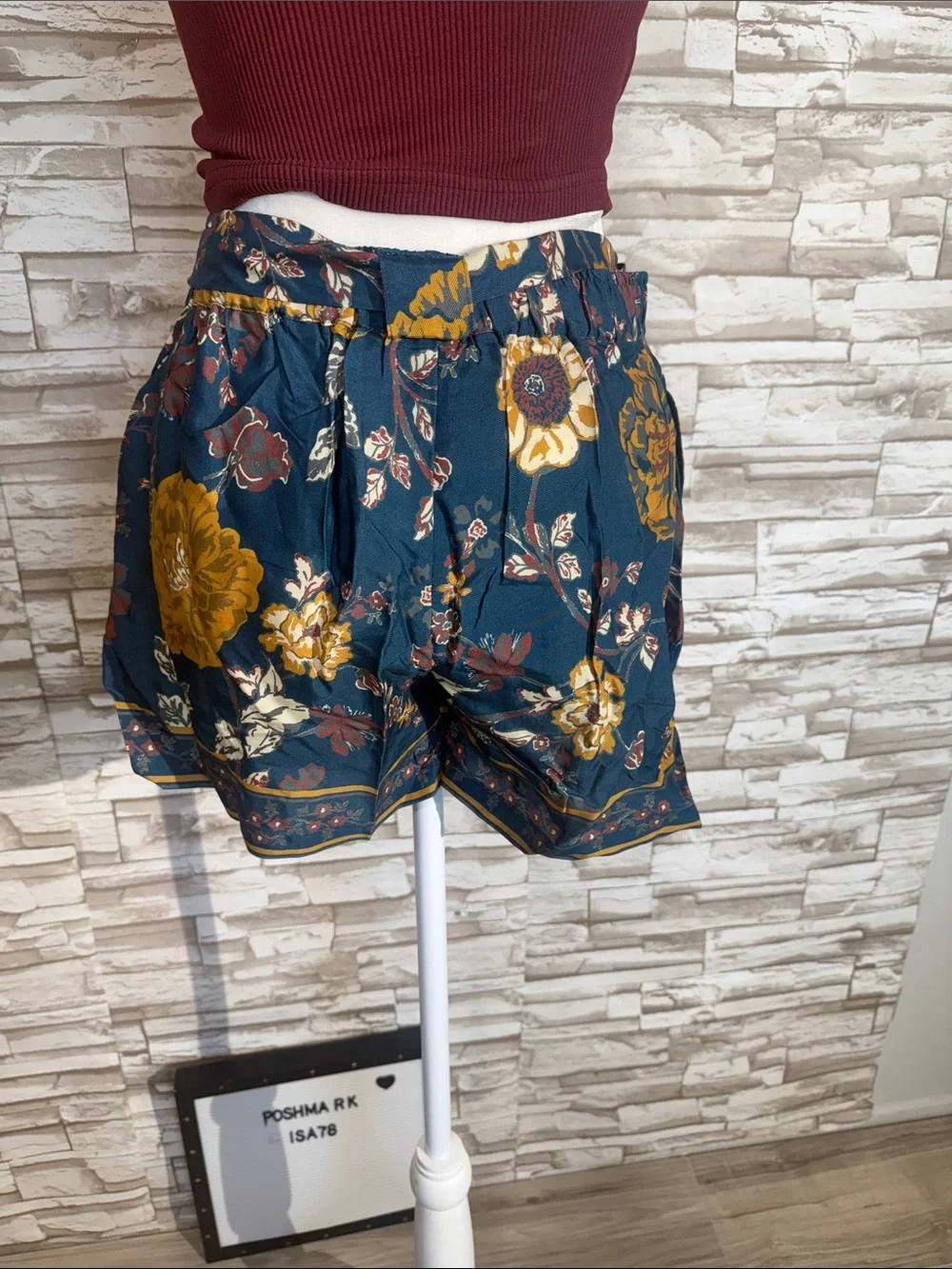 DOLAN by Anthropologie XS Brindley Floral Shorts